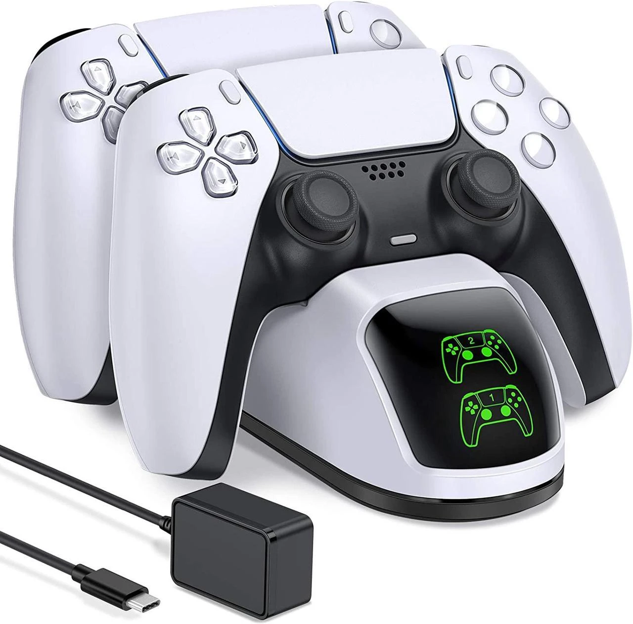 PS5 Controller Charger VR2 Charging Station Dock Fan Stand