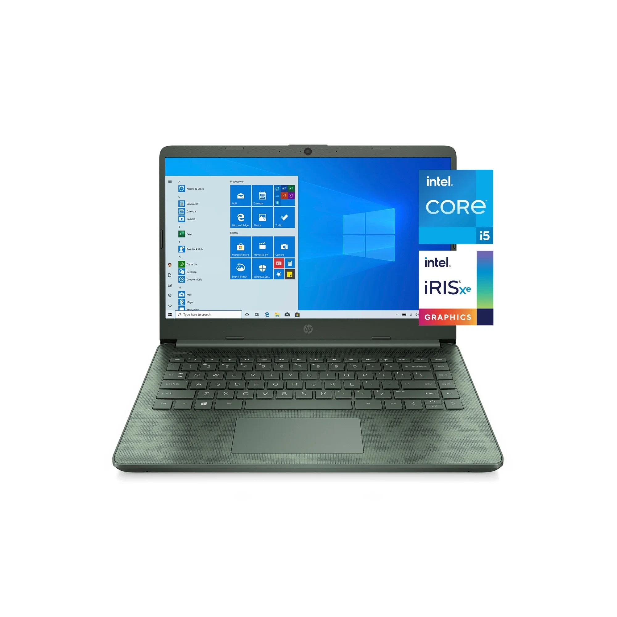 HP 14" Intel Core i5-1135G7, 8GB RAM, 256GB SSD, Digi Camo, Windows 10, 14-dq208
