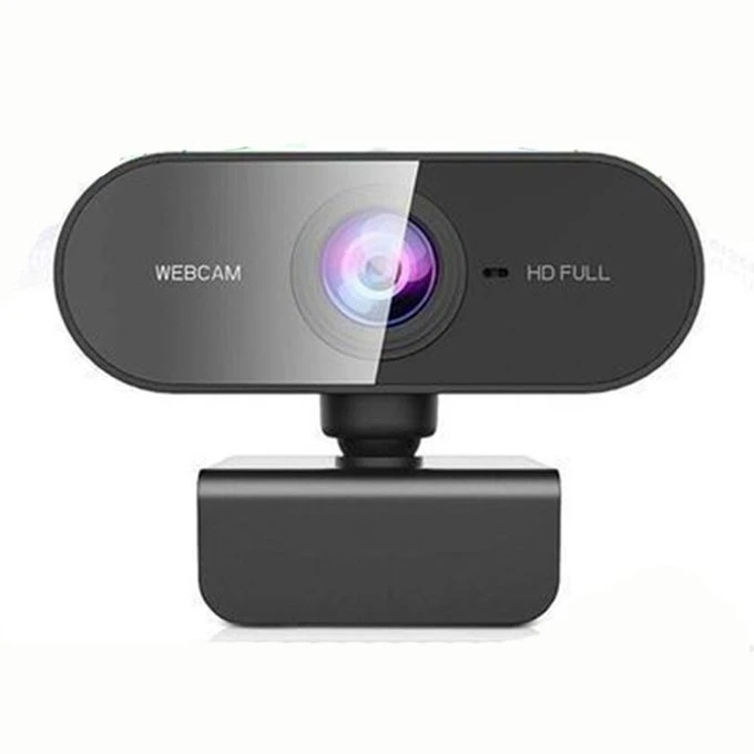 C1 HD 1080P Webcam With Microphone - Black