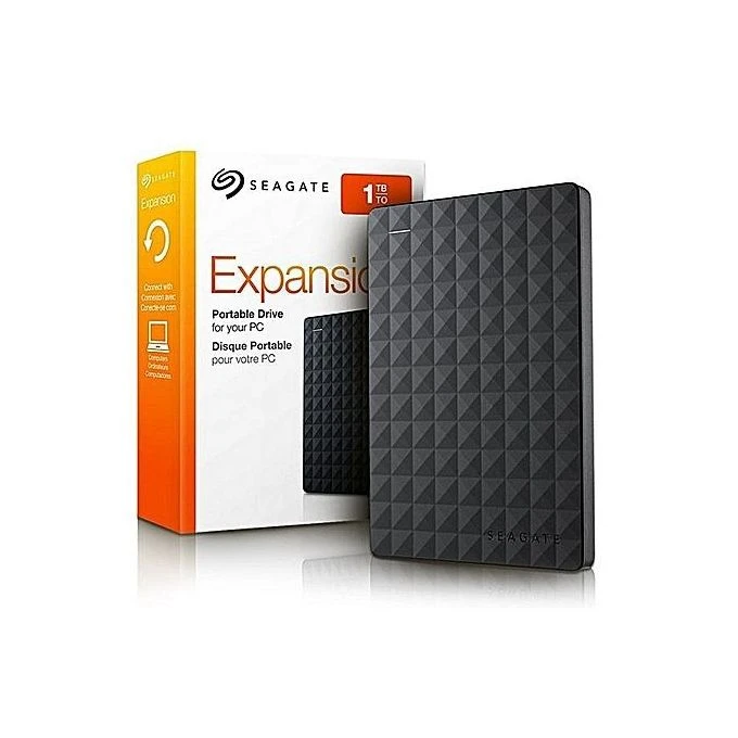 Seagate External Portable Hard Drive – 1TB Black USB 3.0