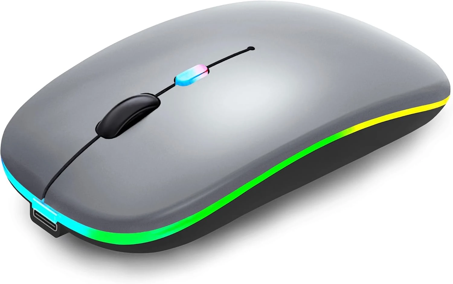 Rechargeable 2.4GHz Ultra-Thin Wireless /Bluetooth Mouse