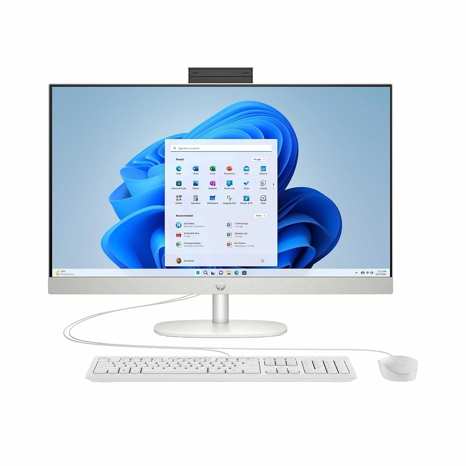 HP 27" All-in-One Desktop 1920 x 1080 FHD Intel Core i5-1335U 16GB RAM 512GB SSD
